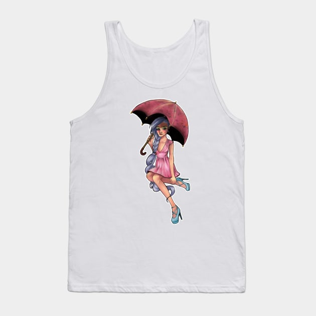 Spring Girl Tank Top by JJLosh